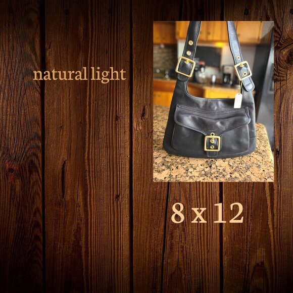 Coach Vintage Saddle Hippie Legacy 9340 Black Leather Buckle Shoulder Bag - Picture 11 of 13